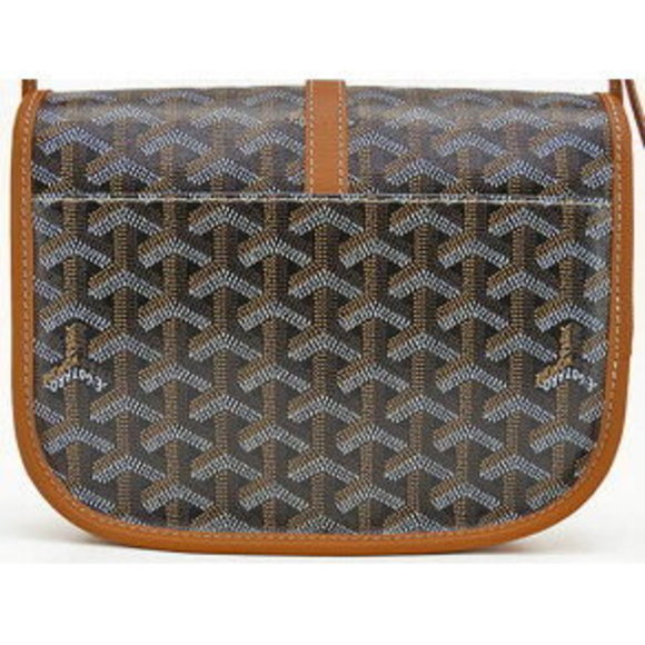 Goyard Handbags - Goyard Belvedere Pouch Messenger Crossbody Brown Pochette Black